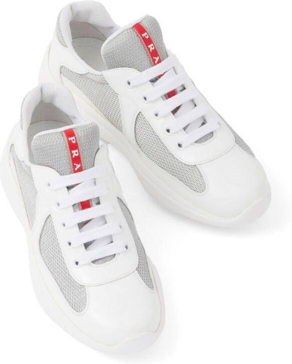 Prada America's Cup low-top sneakers Wit