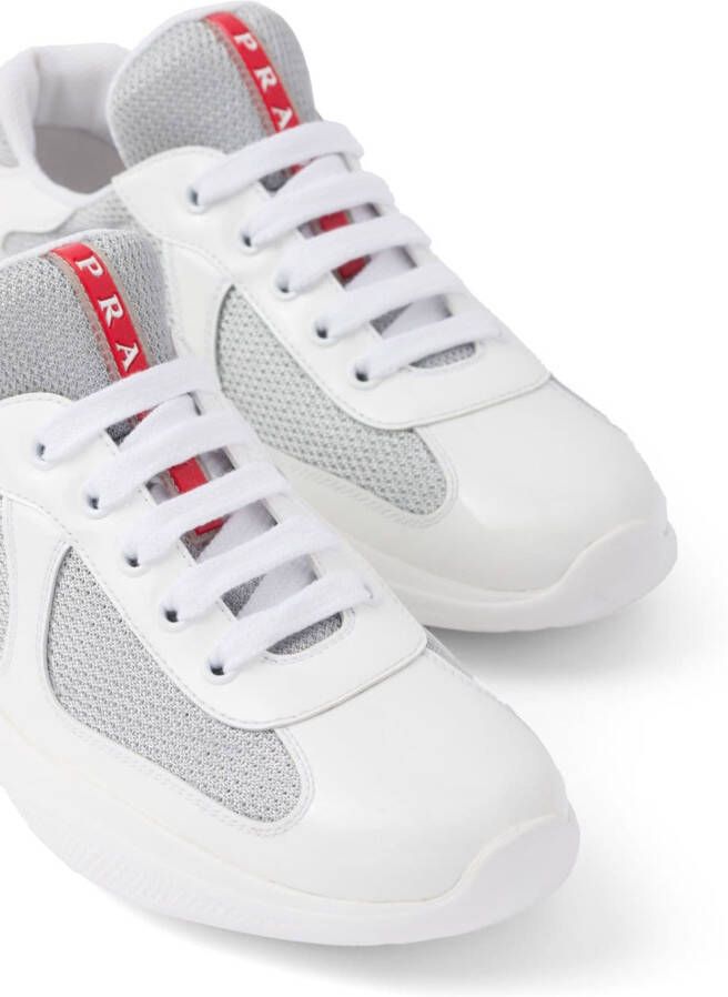 Prada America's Cup low-top sneakers Wit