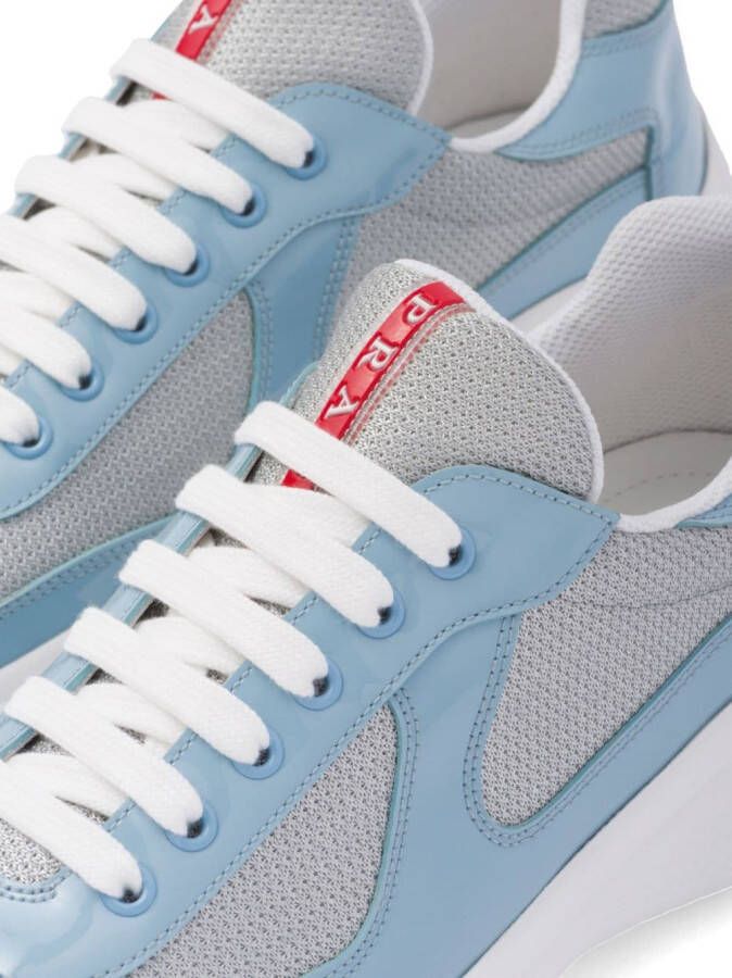 Prada America's Cup low-top sneakers Blauw