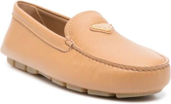 Prada Leren loafers Bruin