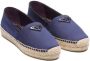 Prada Espadrilles met logoplakkaat Paars - Thumbnail 2