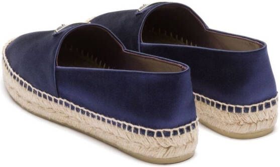 Prada Espadrilles met logoplakkaat Paars