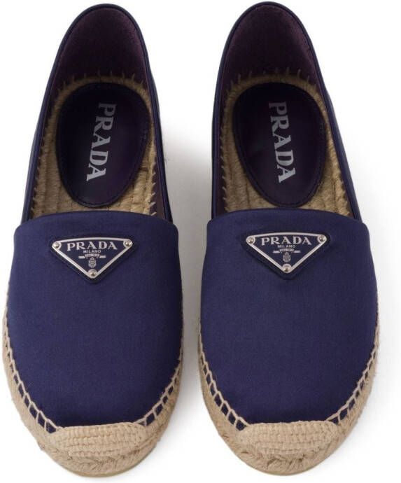 Prada Espadrilles met logoplakkaat Paars