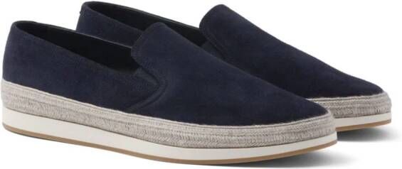 Prada Espadrilles met ronde neus Blauw