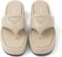 Prada Gewatteerde sandalen Beige - Thumbnail 4