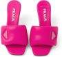 Prada Gewatteerde sandalen Roze - Thumbnail 4