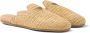 Prada Geweven slippers met logo-applicatie Beige - Thumbnail 2