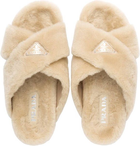 Prada Lammy sandalen Beige