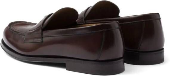 Prada Leren loafers Bruin