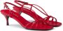 Prada Leren sandalen Rood - Thumbnail 2