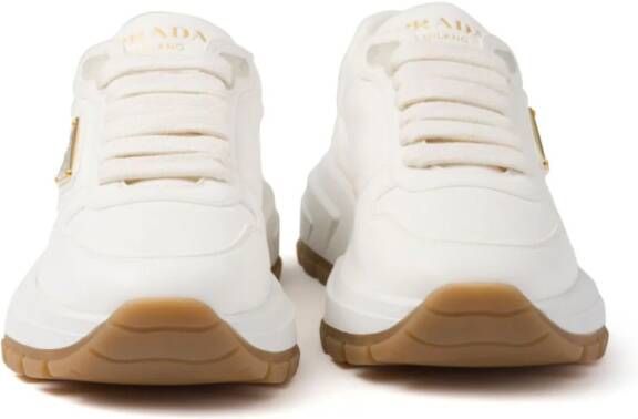 Prada Leren sneakers Wit