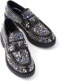 Prada Loafers van geborsteld leer met stras Zwart - Thumbnail 4