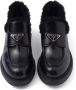 Prada Leren sneakers Zwart - Thumbnail 4