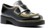 Prada Loafers met logoplakkaat Zwart - Thumbnail 2