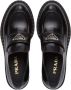 Prada Leren sneakers Zwart - Thumbnail 4