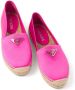 Prada Espadrilles met logoplakkaat Roze - Thumbnail 4