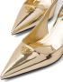 Prada Metallic slingback pumps Goud - Thumbnail 5