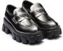 Prada Moonlith leren loafers met ombré-effect Zwart - Thumbnail 2