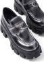 Prada Moonlith leren loafers met ombré-effect Zwart - Thumbnail 5