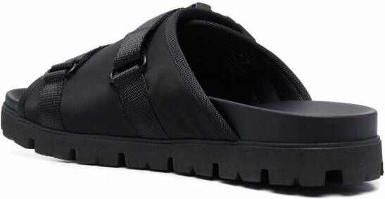 Prada sandalen met gesp Zwart