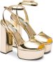 Prada Sandalen met plateauzool Goud - Thumbnail 2