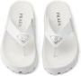 Prada Teenslippers met logo Wit - Thumbnail 3