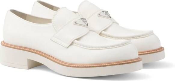 Prada Leren loafers Beige