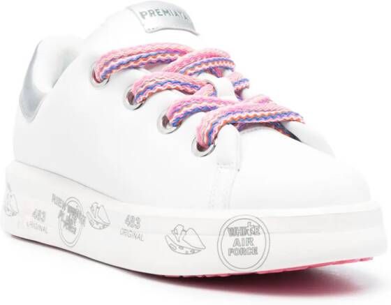 Premiata Belle leren sneakers Wit