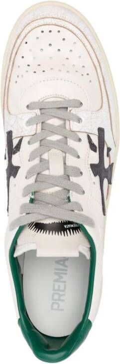 Premiata Clay low-top leren sneakers Wit