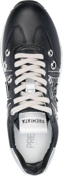 Premiata Conny leren sneakers Zwart