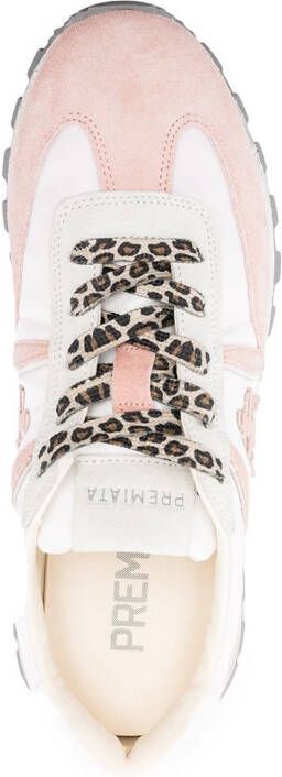 Premiata John low-top sneakers Roze