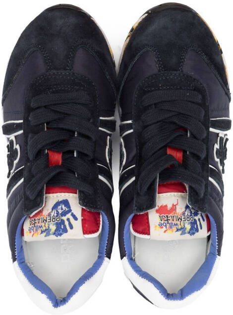 Premiata Kids Lucy low-top sneakers Blauw