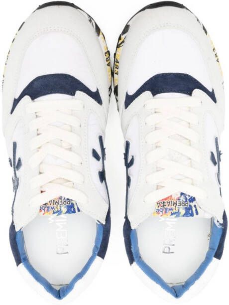 Premiata Kids Zac low-top sneakers Wit