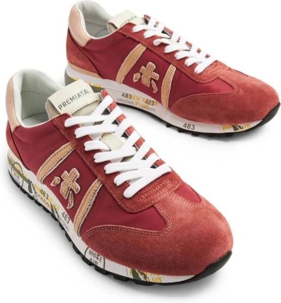 Premiata Lucyd sneakers met vlakken Rood