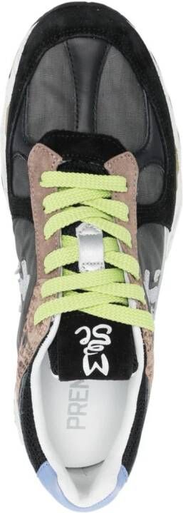 Premiata Mase sneakers met logopatch Zwart