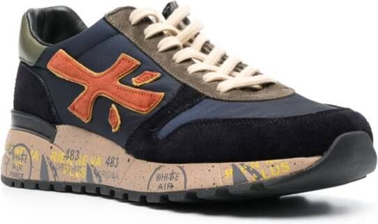 Premiata Mick leren sneakers Blauw