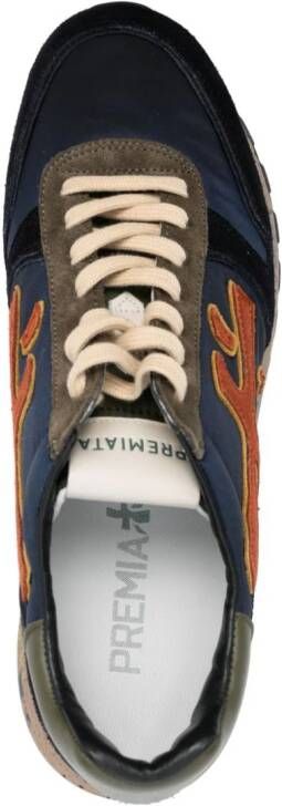 Premiata Mick leren sneakers Blauw