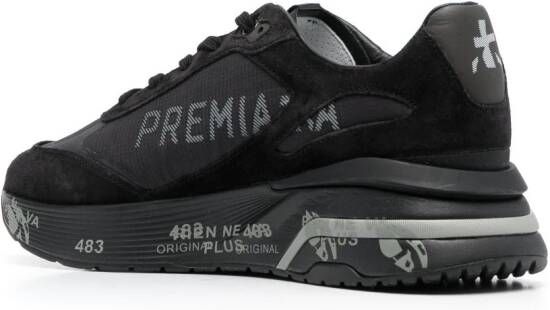 Premiata Moe Run sneakers met vlakken Zwart