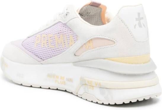 Premiata Moerun gerafelde sneakers Beige