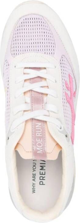 Premiata Moerun gerafelde sneakers Beige