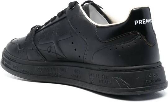 Premiata Quinn leren sneakers Zwart