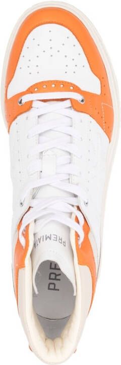 Premiata Quinn mid-top sneakers Wit