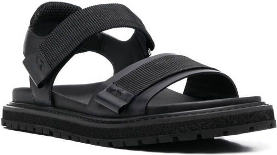 Premiata Sandalen met klittenband Zwart