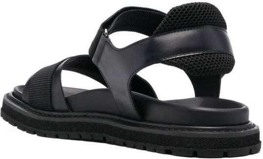 Premiata Sandalen met klittenband Zwart