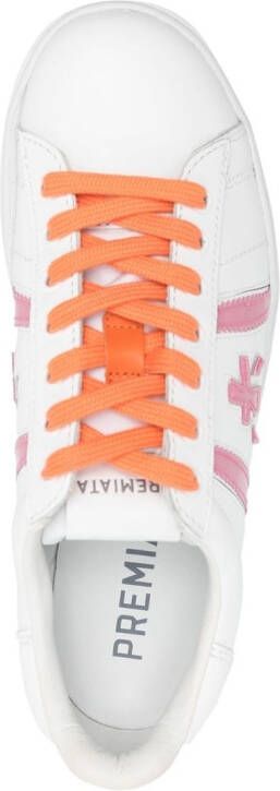 Premiata Sneakers met colourblocking Wit