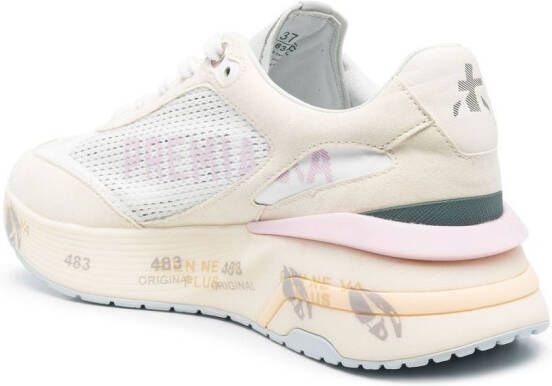 Premiata Sneakers met logopatch Beige