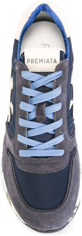 Premiata veterschoenen Blauw