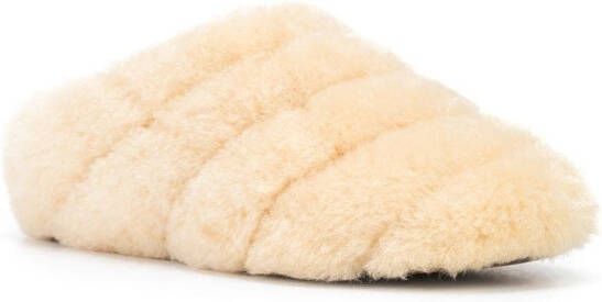 Proenza Schouler Lammy slippers Beige