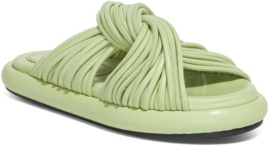 Proenza Schouler Pipe Rolo slippers Groen