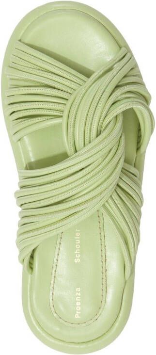 Proenza Schouler Pipe Rolo slippers Groen